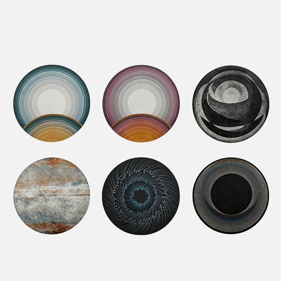 Etaoline Round Living Room Rug, Various Styles Available