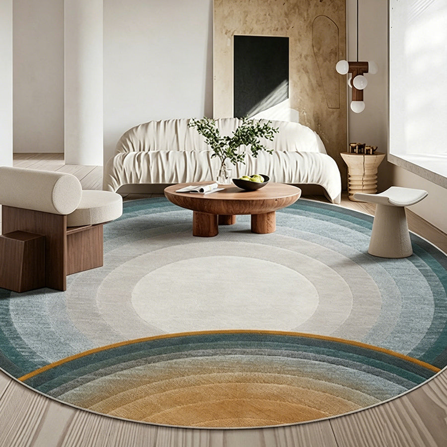 Etaoline Round Living Room Rug, Various Styles Available