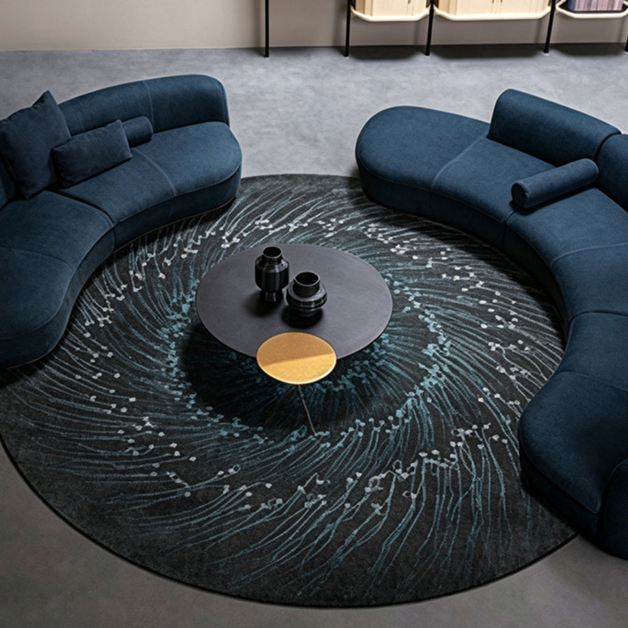 Etaoline Round Living Room Rug, Various Styles Available