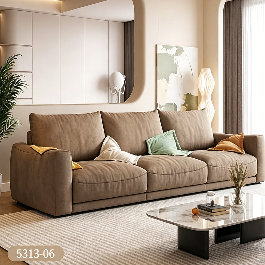 Ethan Knole Two Seater, Three Seater, Four Seater Sofa, Velvet compact living room seating idea