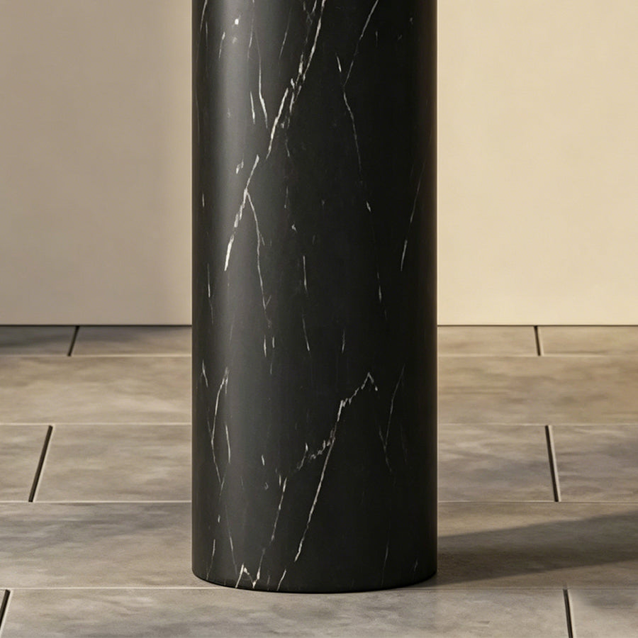 Eugene Side Table, Marble & Stainless Steel