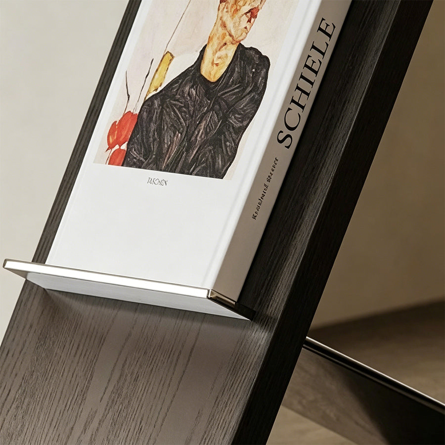 Eunice Side Table With Magazine Rack, Solid Wood
