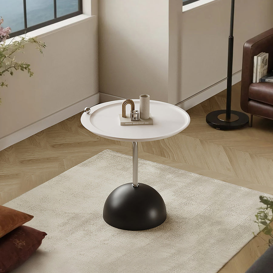 Felicia Side Table, Black Base - felicia black side table UK