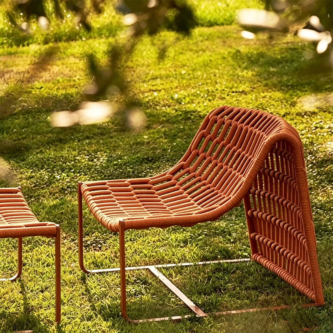 Figueroa Outdoor Lounge Chair With Foo