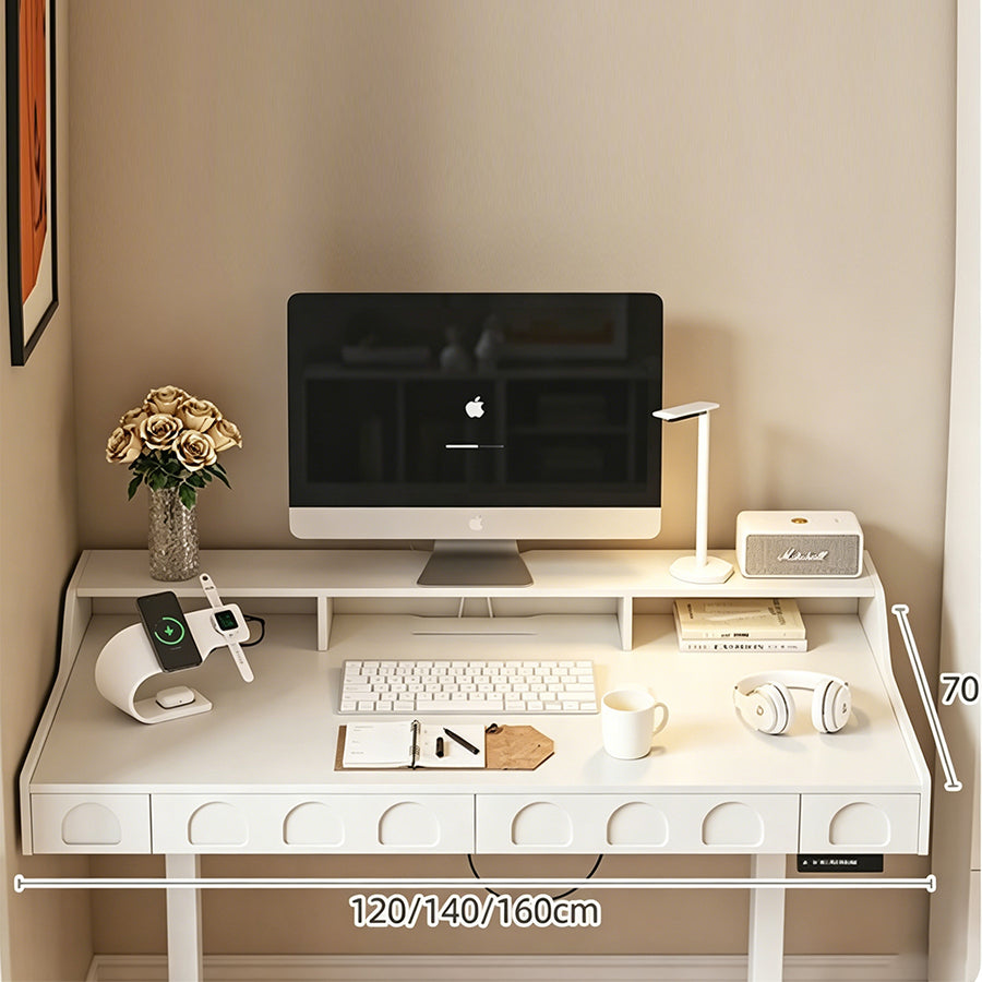 Freya Smart Standing Office Desk, Up And Down, Electric Height Adjustable - home office desk UK