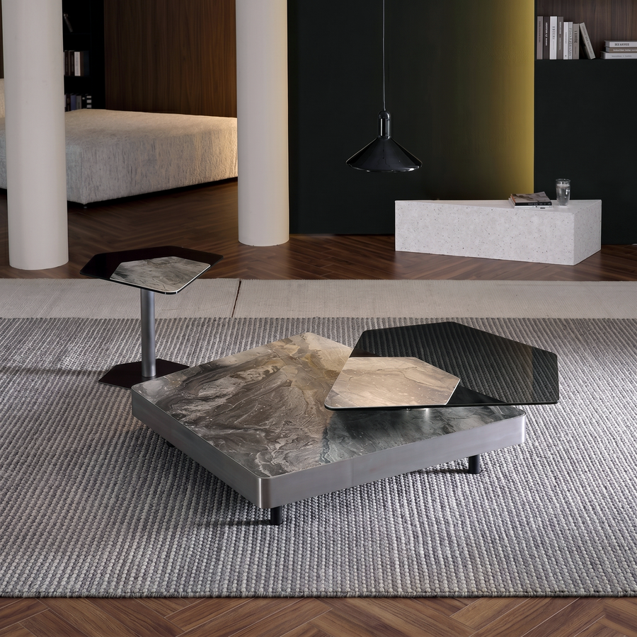 Arya Nesting Coffee table, Black