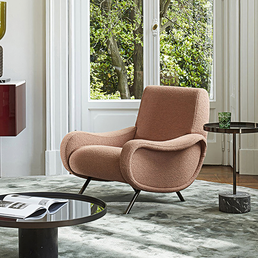Georgios Lounge Chairs/ Armchair, Linen-Rit Concept-Rit Concept
