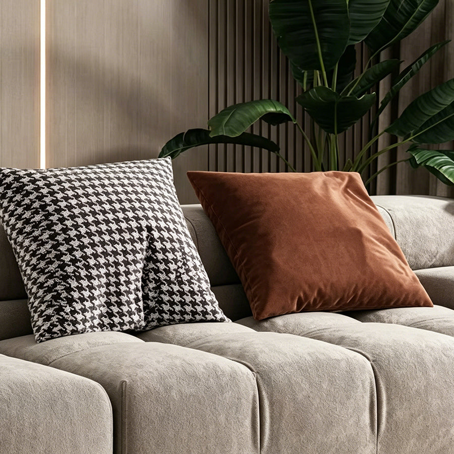 Grant Four Seater Sofa, Grey Velvet