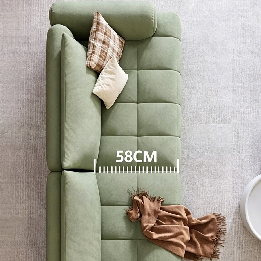 Grayson Puff Two Seater, Three Seater, Four Seater Sofa, Suede product image 7