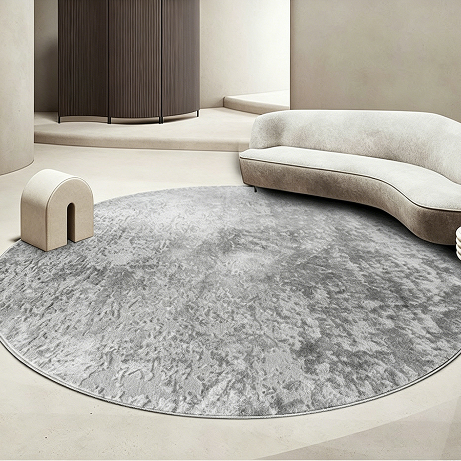 Grey and White Moon Rug, Various Styles Available