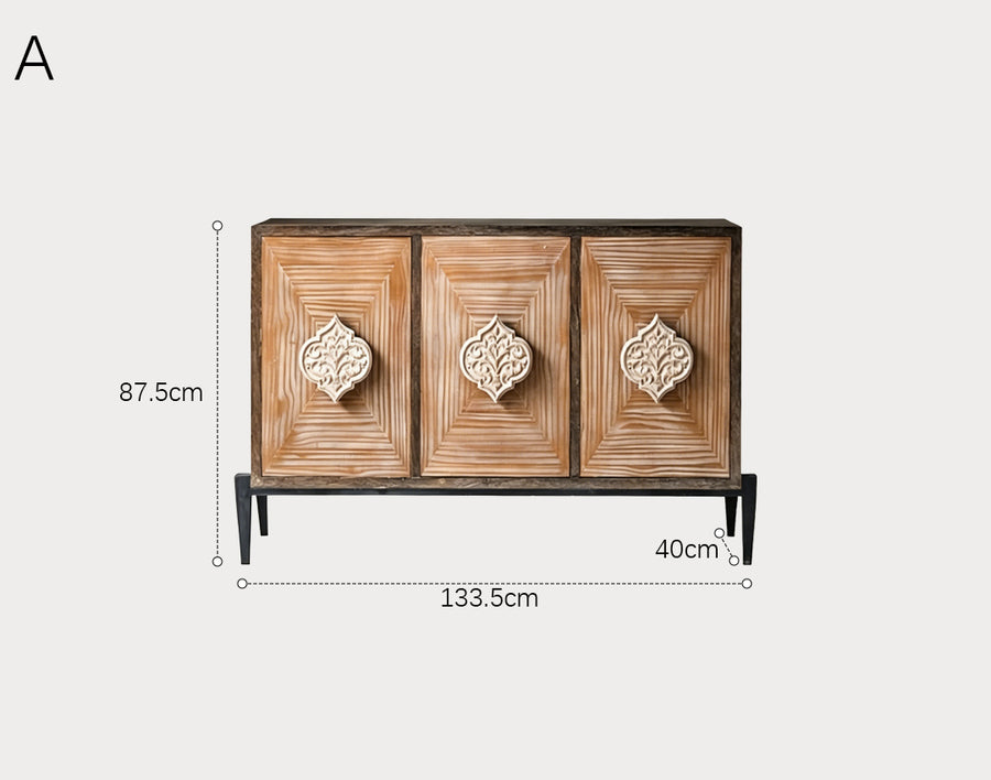 Hades Mid Century Style Sideboard, Wood in a modern UK home