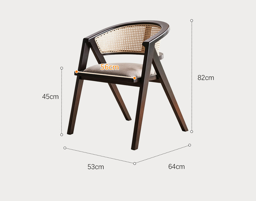 Hannah Round Dining Table front view as a dining table set
