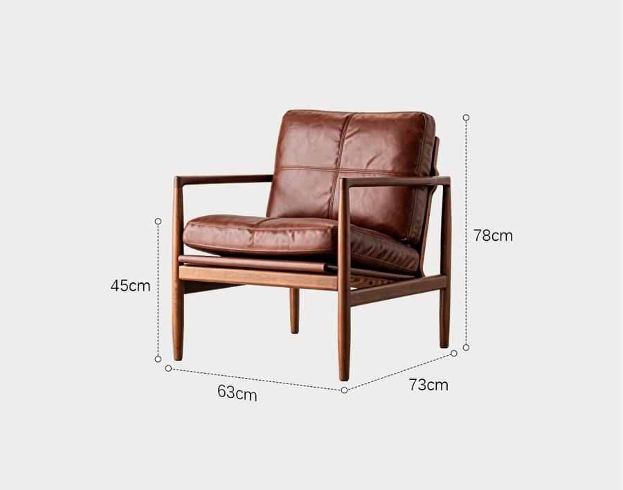 Hans Wegner CH2 Stylish Armchair - modern accent chair
