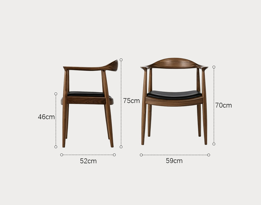 Hans Wegner Kennedy Dining Chair, Oak