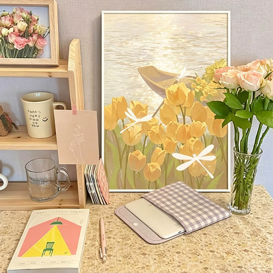 Healing Style Bedroom Mural Wall Art, Rectangle