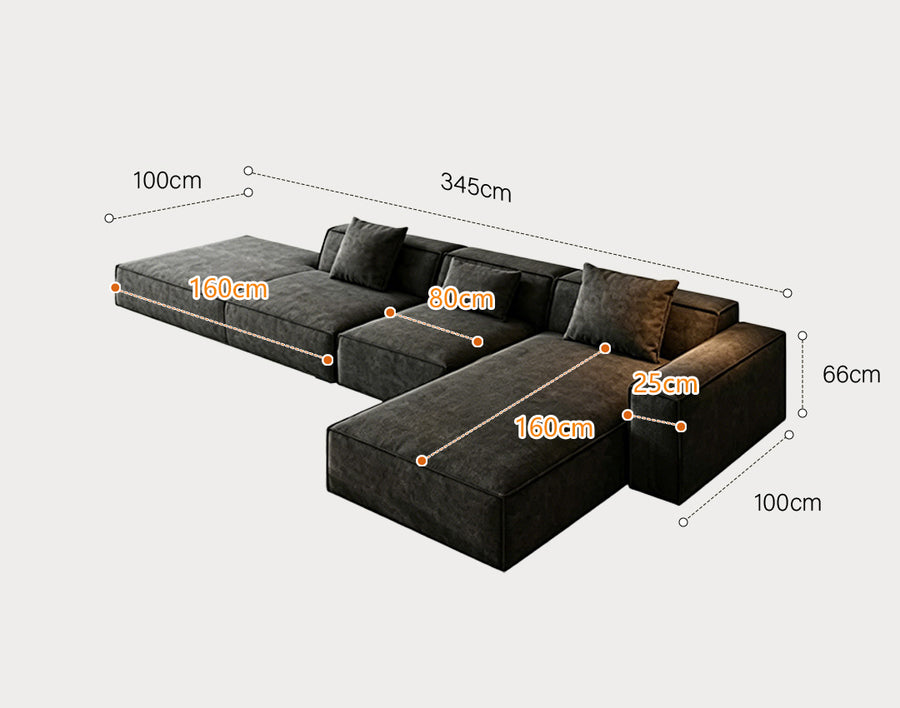 Hoshi HB12 Two Seater, Three Seater Sofa, Leathaire product image 10