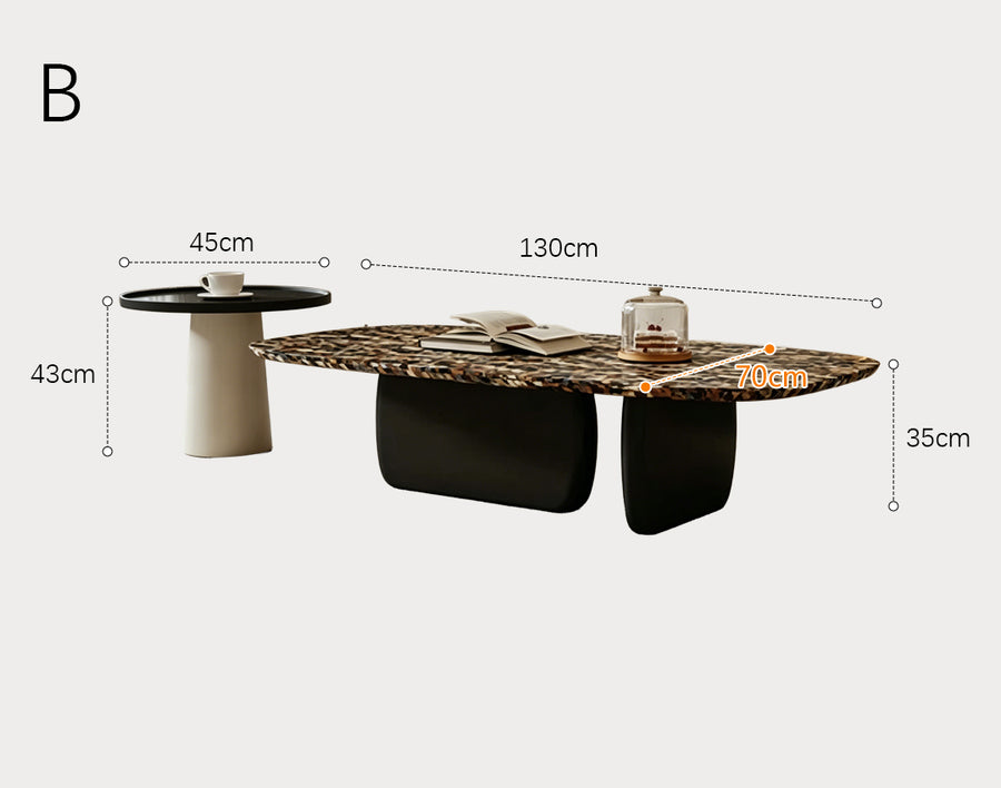 Hughes Nesting Coffee Table Set, Wood in a modern UK home