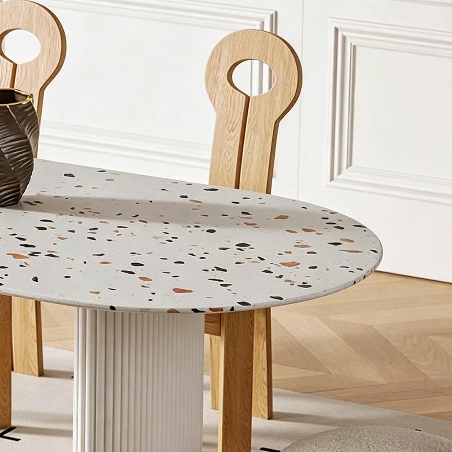 Humphry Dining Table, Terrazzo for modern UK dining room
