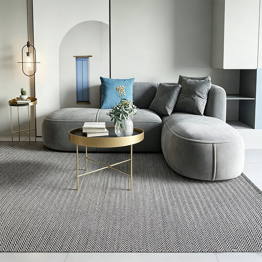 Isolde Three Seater Corner Sofa lifestyle view with 3 seater corner sofa