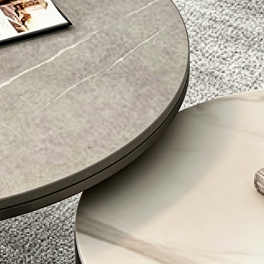 Ivan Nesting Coffee Table, Sintered Stone