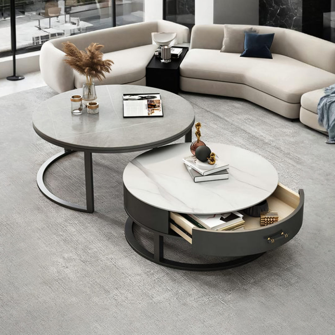 Ivan Nesting Coffee Table, Sintered Stone-Ritconcept-Rit Concept