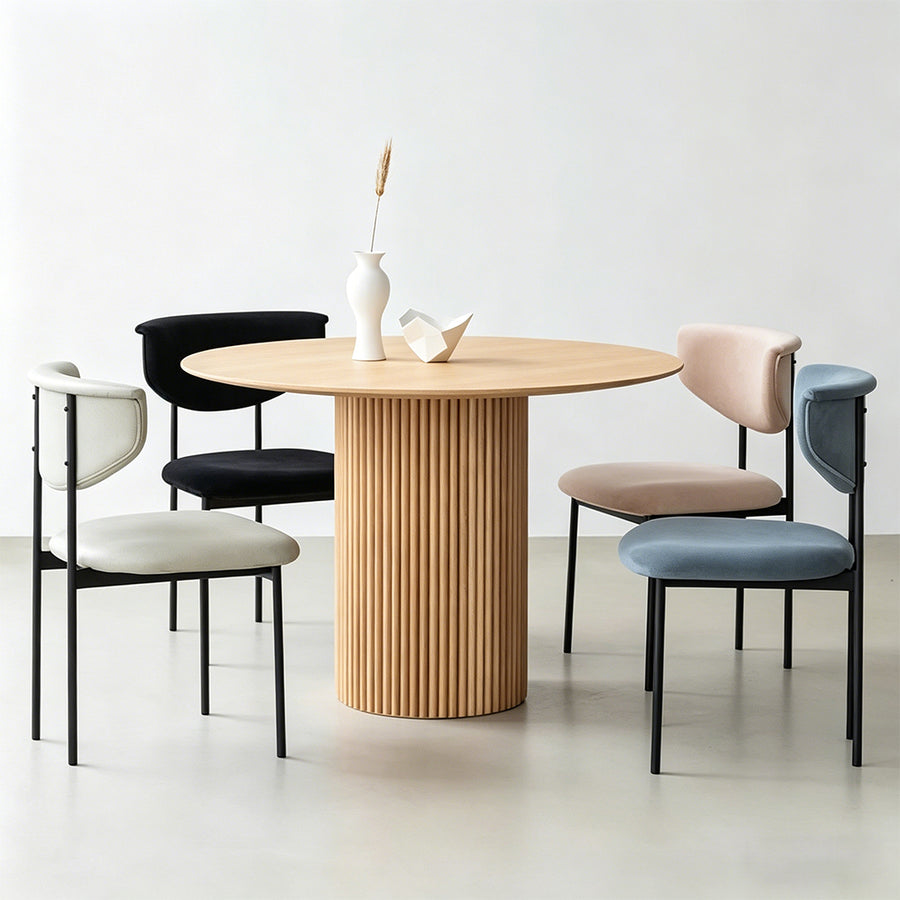 Ivar Round Dining Table room setting for everyday dining