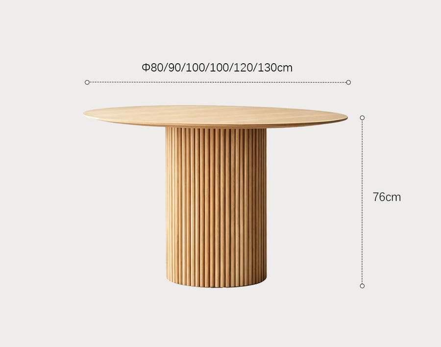 Ivar Round Dining Table room setting for everyday dining