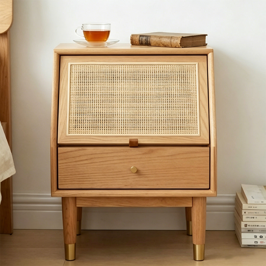 Izabella Bedside Table, Oak