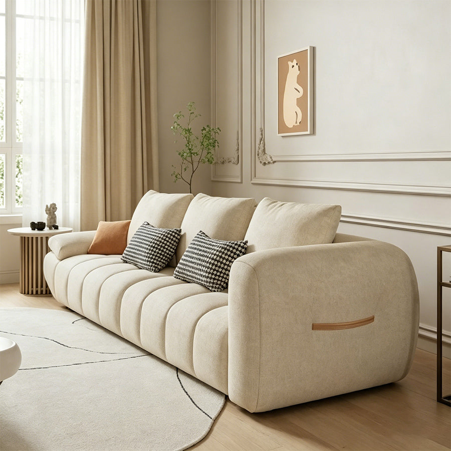 Jessie Three Seater Sofa, Velvet