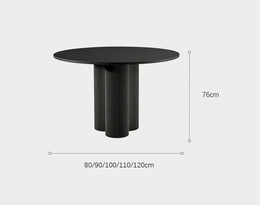 Julia Round Dining Table room setting for everyday dining
