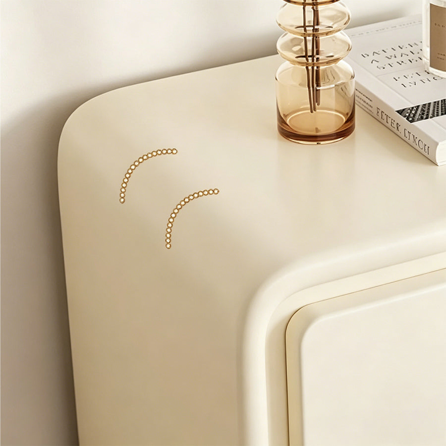 Julieta Bedside Table, Cream