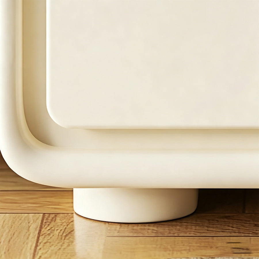 Julieta Bedside Table, Cream