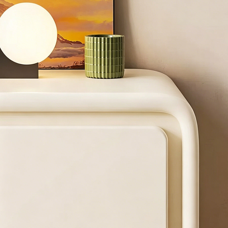 Julieta Bedside Table, Cream