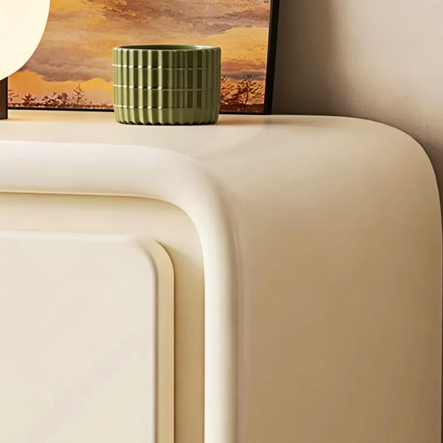 Julieta Bedside Table, Cream