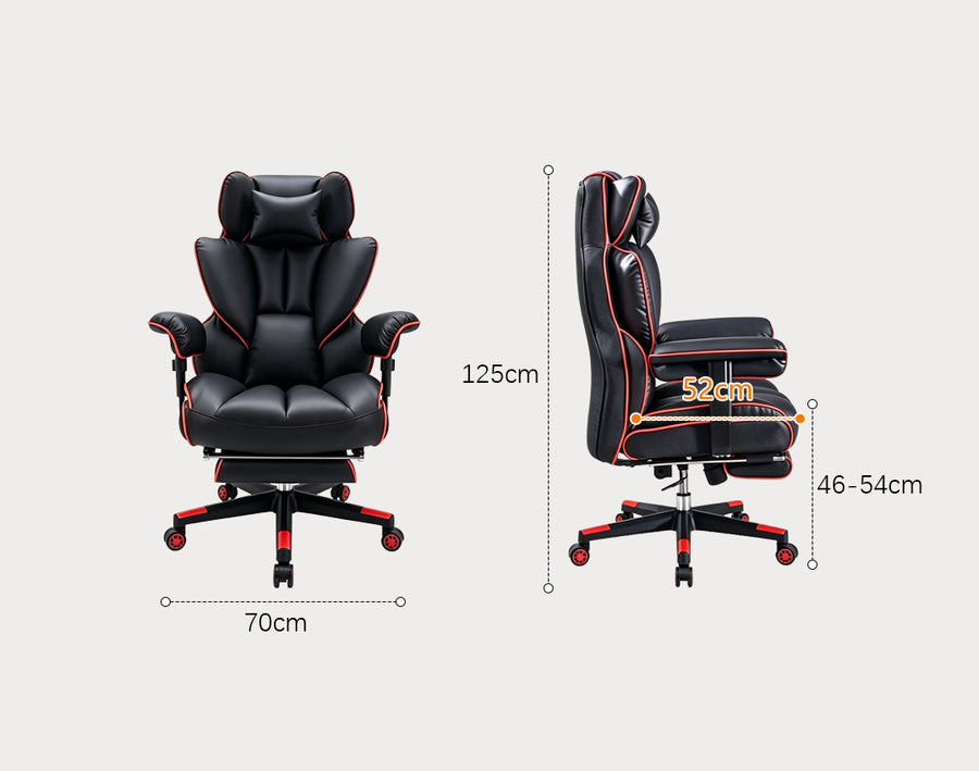 Juvellian Office Chair, Cream High Back