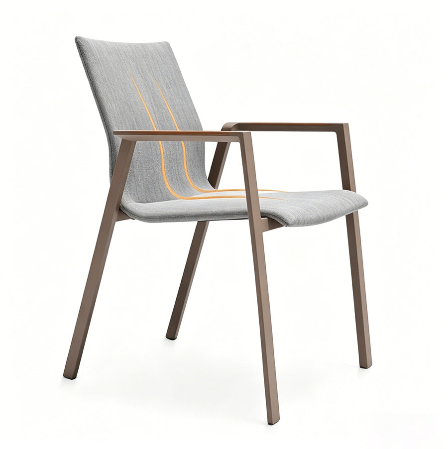 Kaitlyn Outdoor Dining Chair Table Set, Small Outdoor Table detail view for lounge chair UK