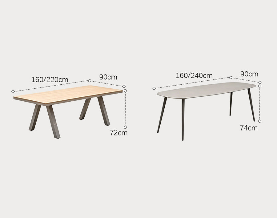 Kaitlyn Outdoor Dining Chair Table Set, Small Outdoor Table in a modern UK home