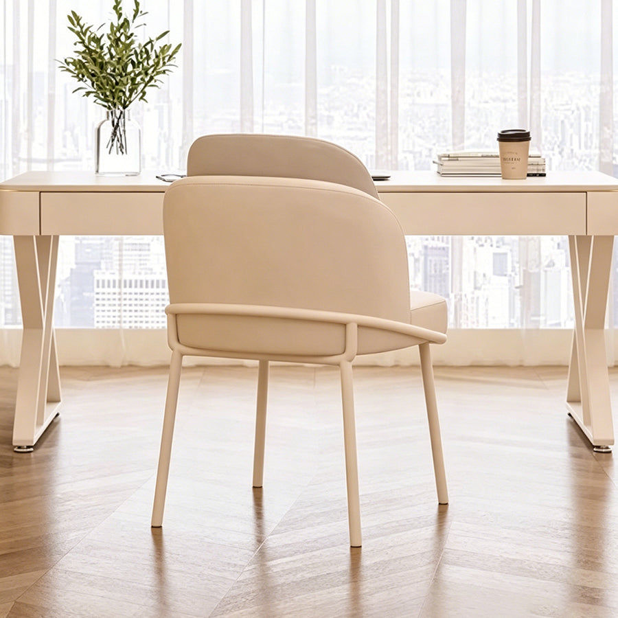 Kelly Office Desk, Sintered Stone