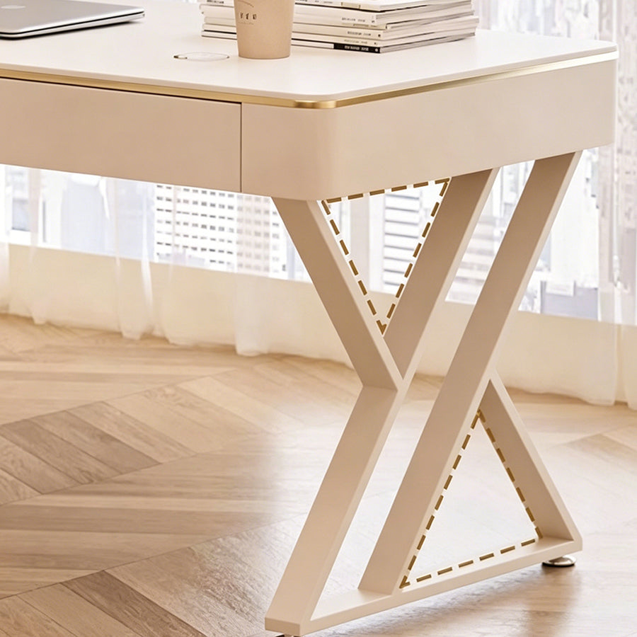 Kelly Office Desk, Sintered Stone