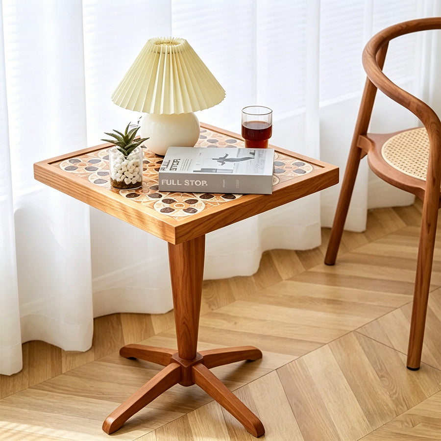 Kitty Side Table, Cherry Wood