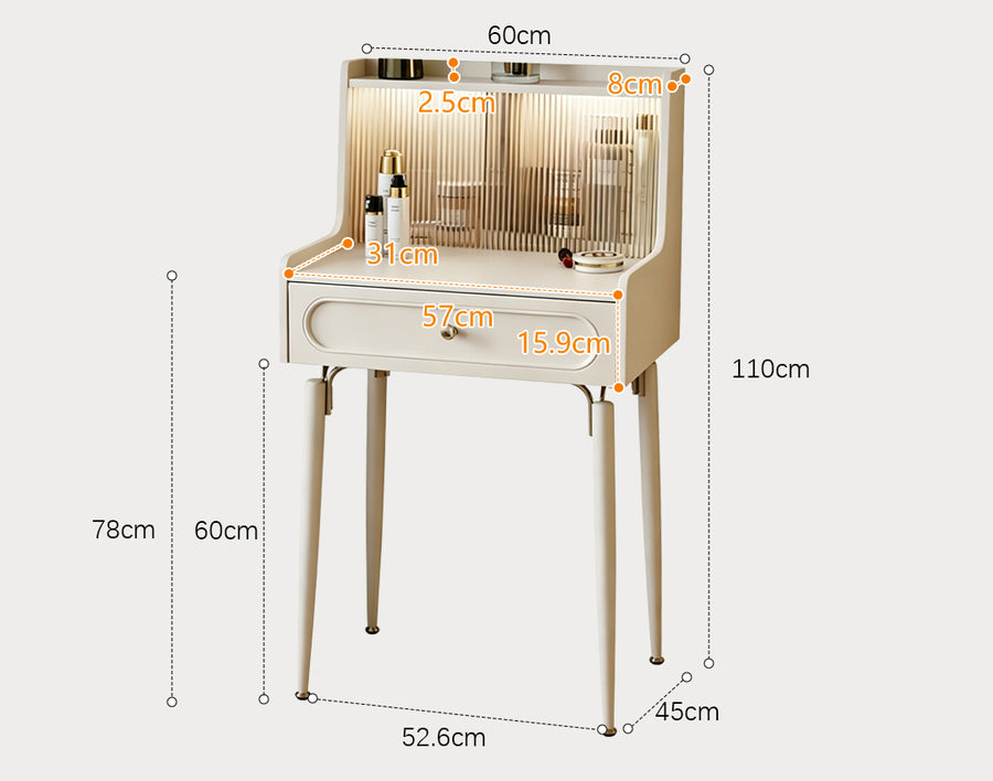 Layla Slimline Dressing Table, Small Dressing Table product image 12
