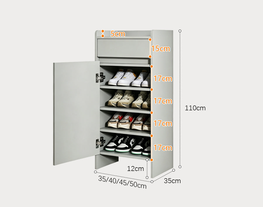 Leach Shoe Storage With Small Drawer