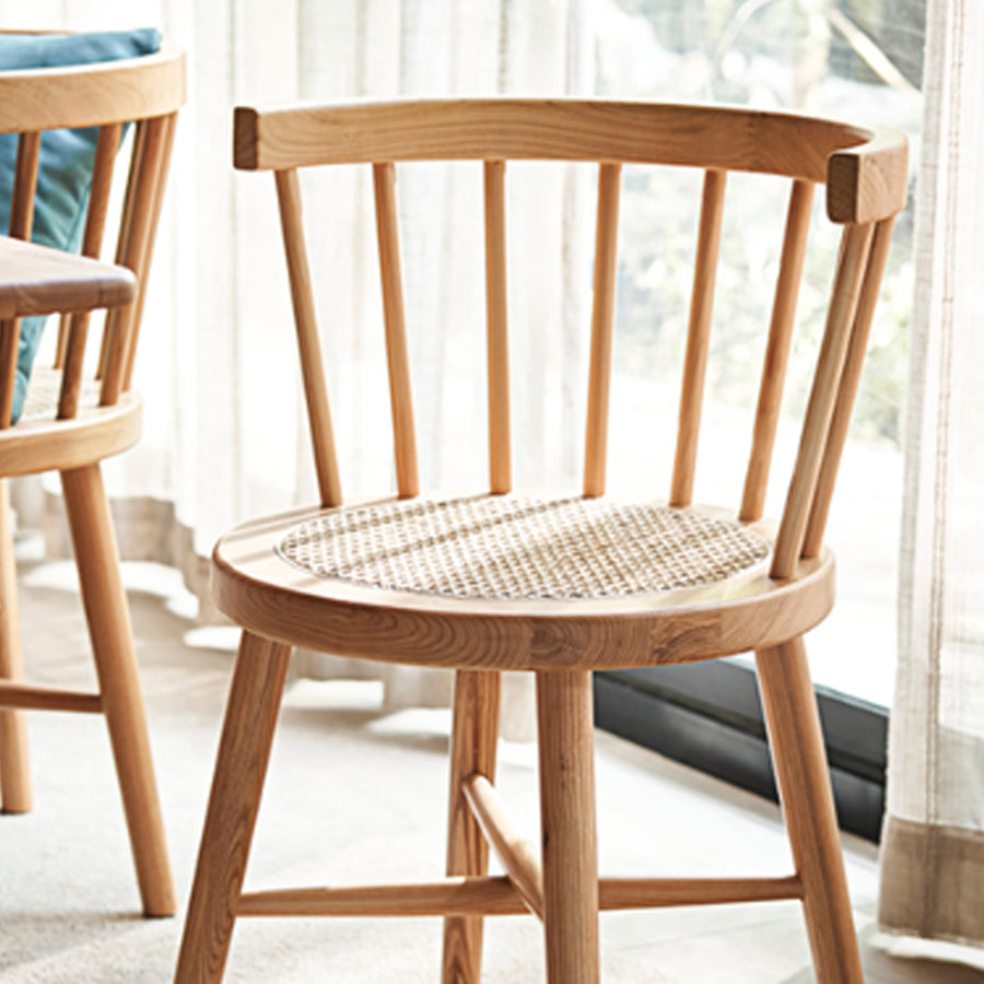 Leocadia Solid Wood Dining Table for modern UK dining room