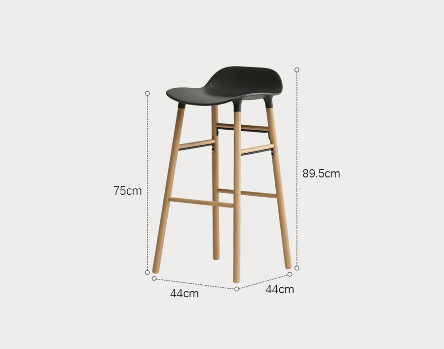 Lila Sketchy Bar Stool