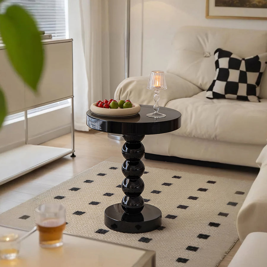Lorna Side Table, Oak Wood - oak side table UK