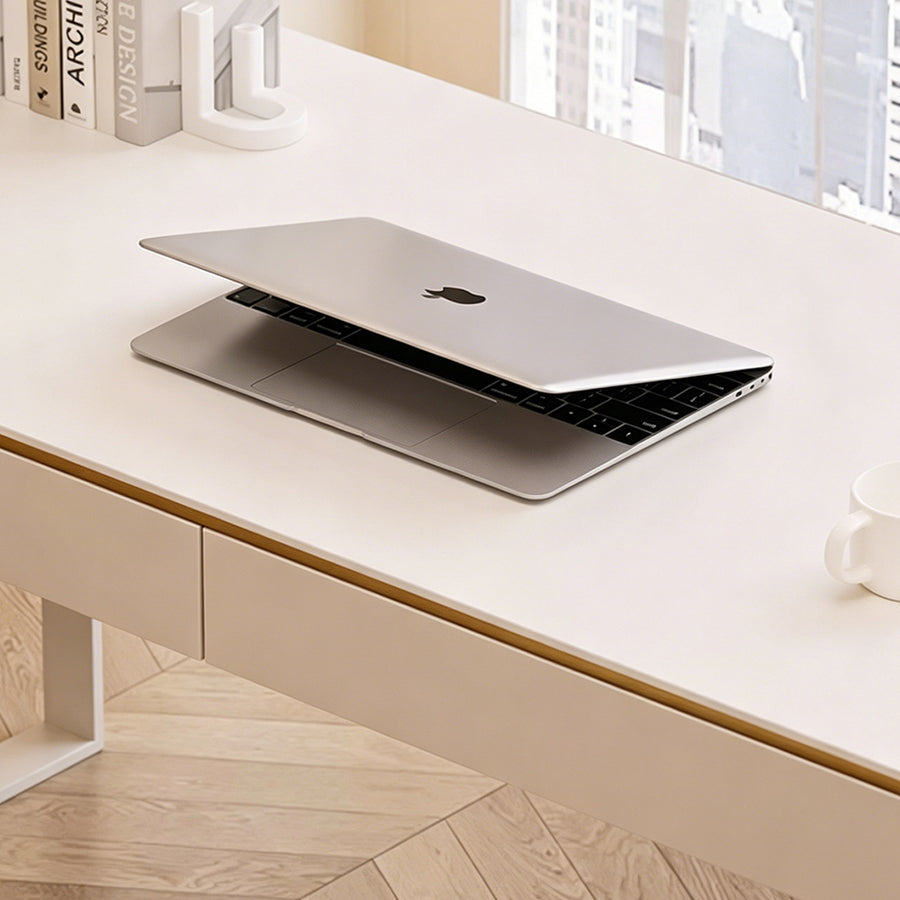 Lucien Office Desk, White