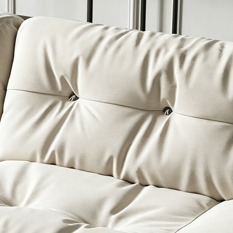 Mabel Two Seater Sofa, Three Seater, Four Seater Sofa, Leathaire side view and sofa proportion