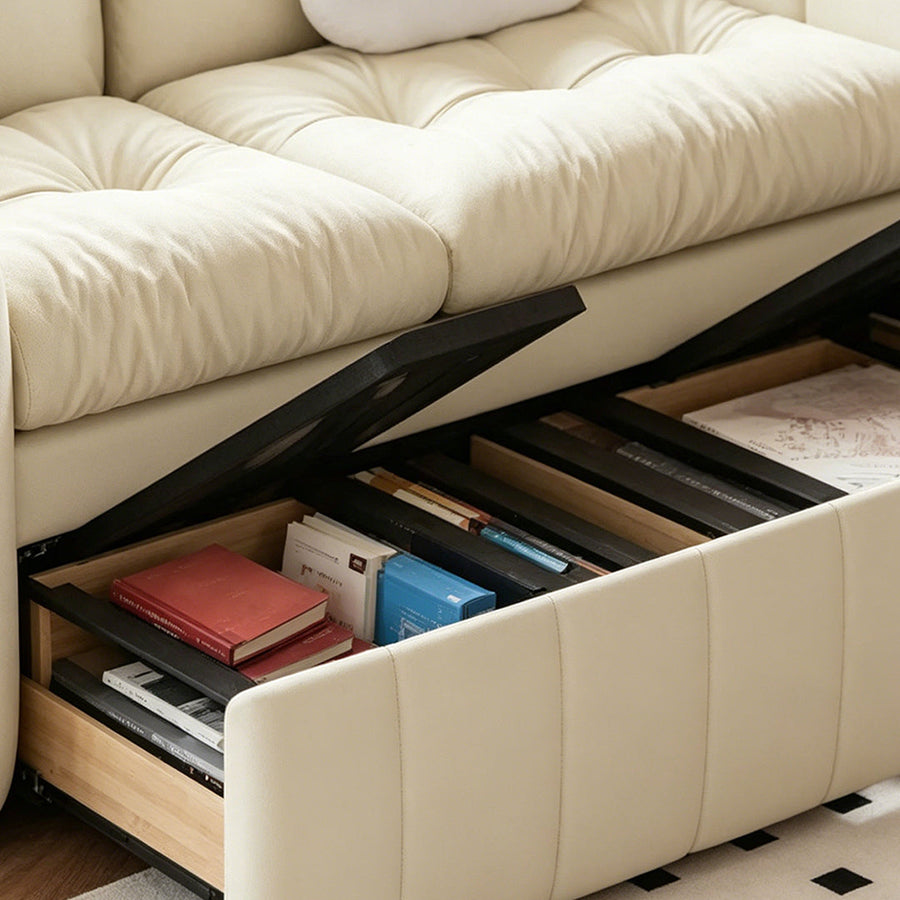 McCarthy Two Seater Sofa Bed With Storage lifestyle view with two seater sofa bed with storage