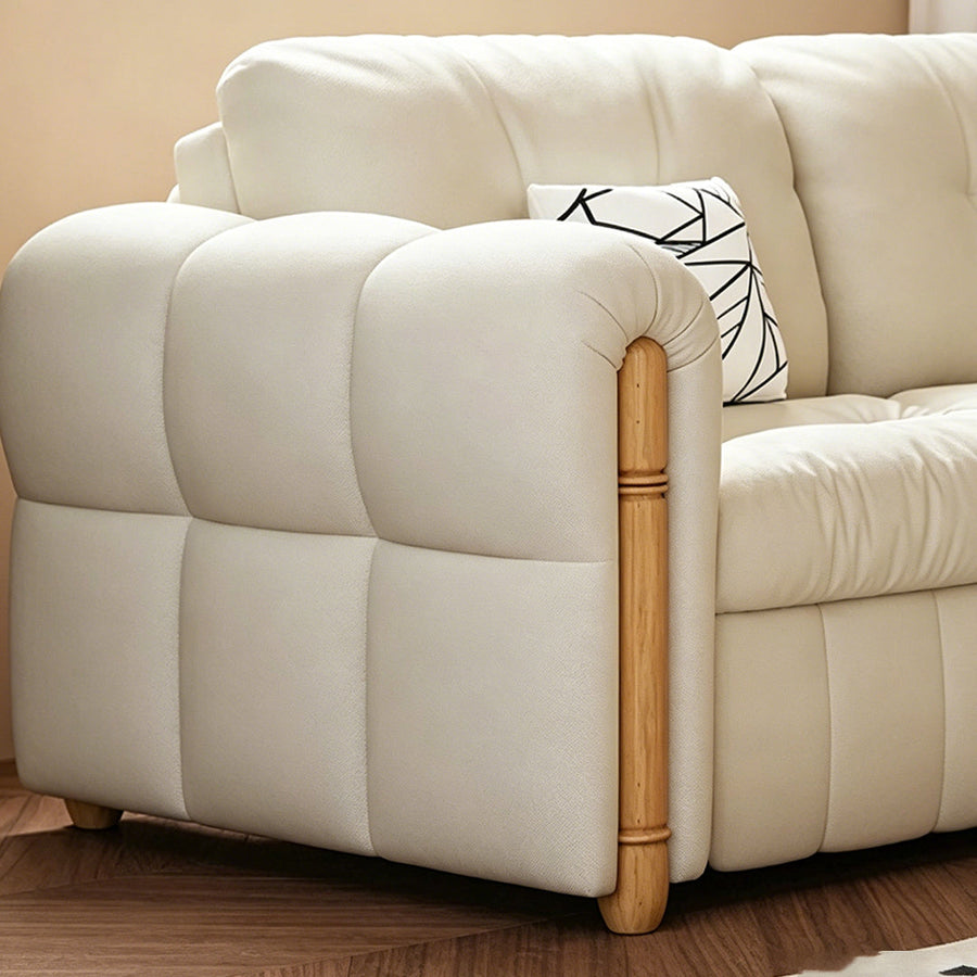 McCarthy Two Seater Sofa Bed With Storage front view as a modern sofa bed