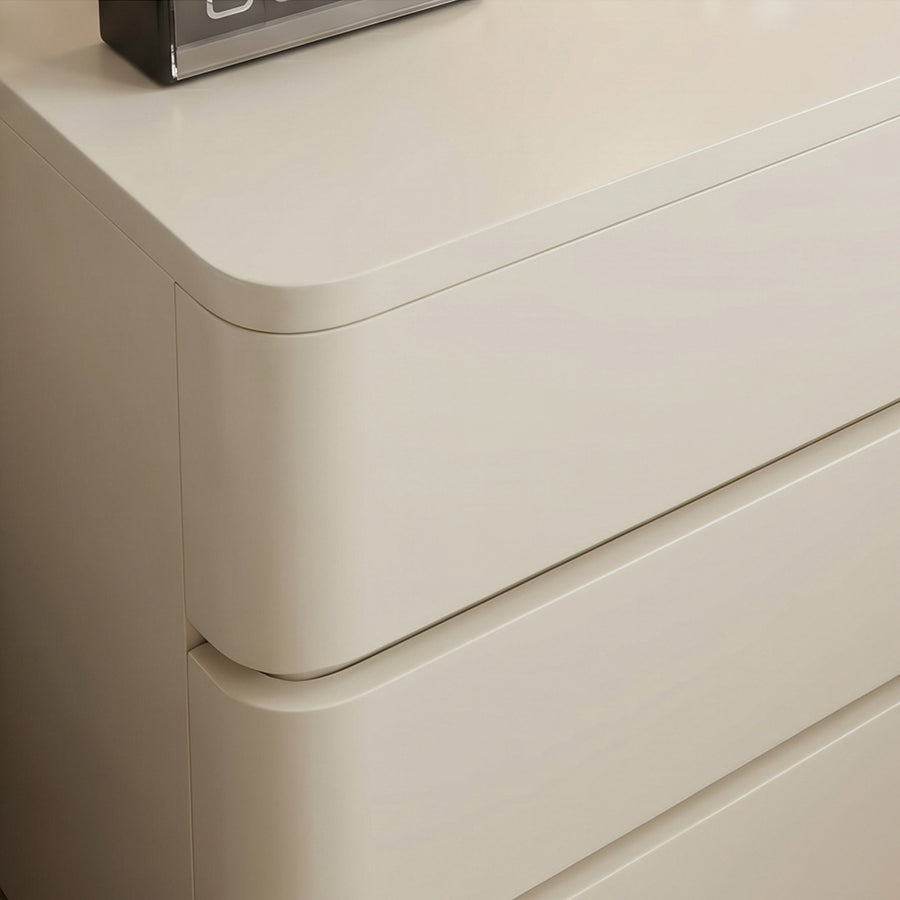 Meg Bedside Table, Cream